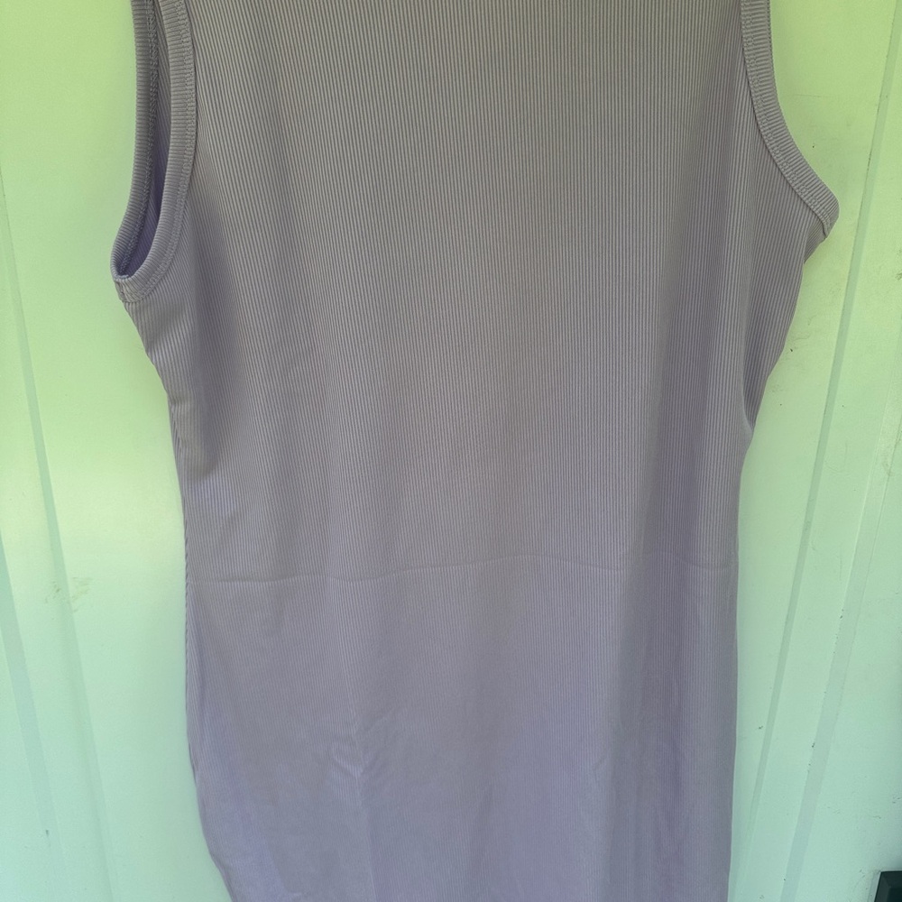 Sleeveless Lavender Maxi Dress